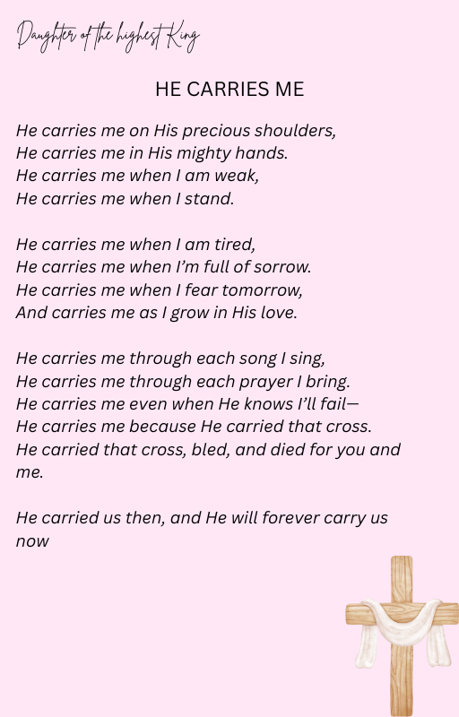 He Carries Me ~ E-BOOK 𐙚₊