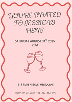 Hens & Bachelorette Digital Invities