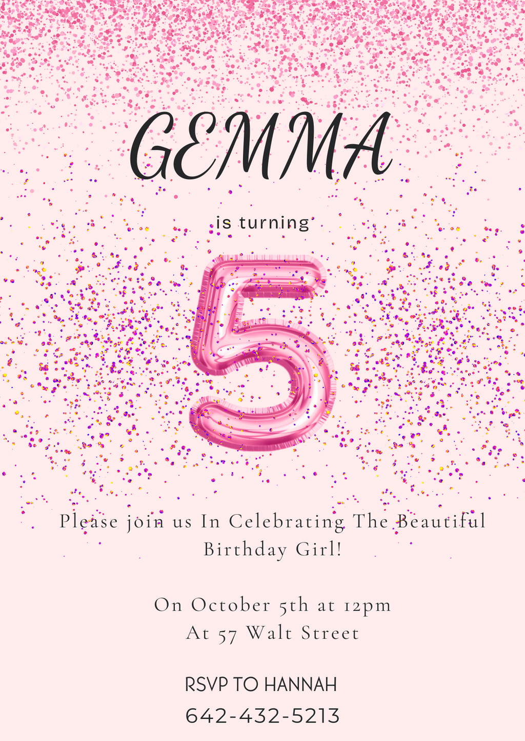 Children's Digital Birthday Invites - 3 🎉