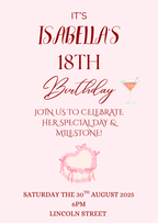 16th, 18th & 30th Digital Birthday Invites 🎉