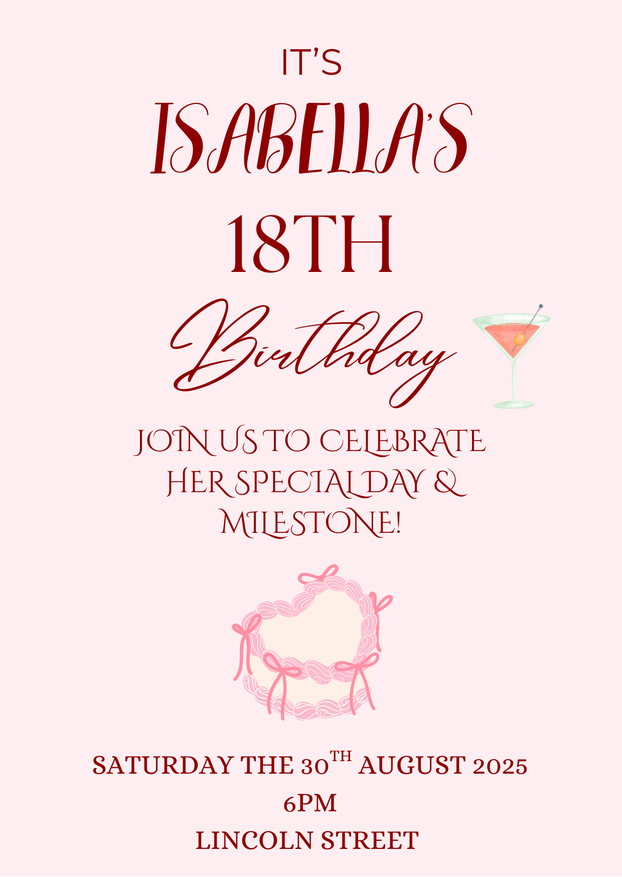 16th, 18th & 30th Digital Birthday Invites 🎉