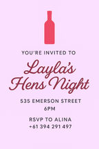Hens & Bachelorette Digital Invities